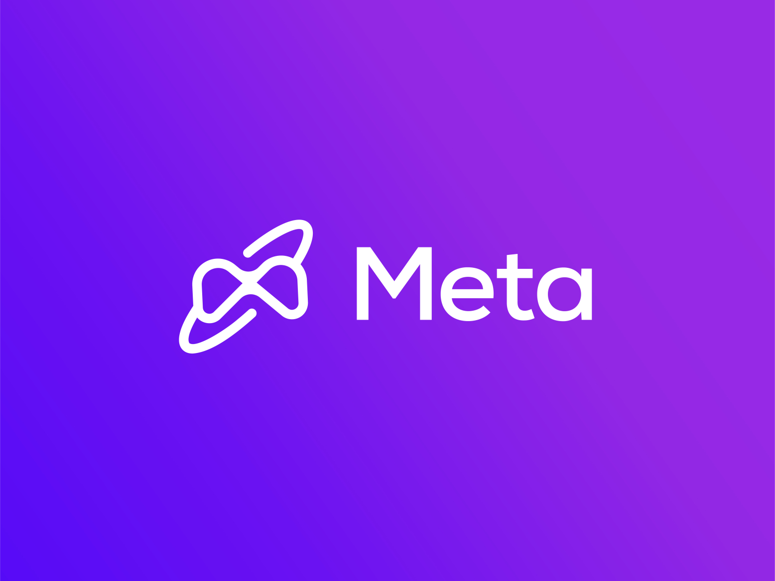 Meta Logo recreation - White version by Redwan Munna on Dribbble