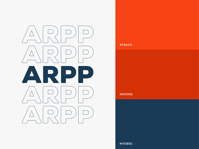 ARPP Tech Startup Logo Typography and color | redwanmunna brandidentity brandingidea brandinglogo brandlogo color creative designidea logofont logoideas logotext logotype modernlogo orange orangecolorlogo scheme startuplogo textlogo typography typographyideas websitelogo