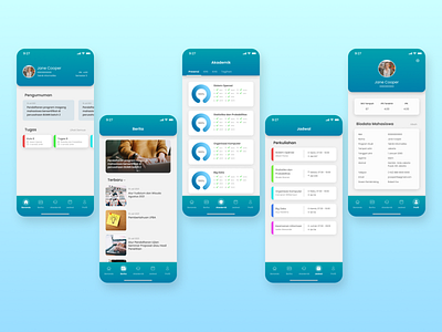 University Mobile App mobile ui university