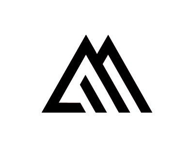 LIMPID skis brand design geometric limpid logo minimal mountains skis snow triangle triangular