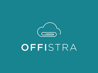 Offistra clips cloud design graphic logo logotype minimal offistra