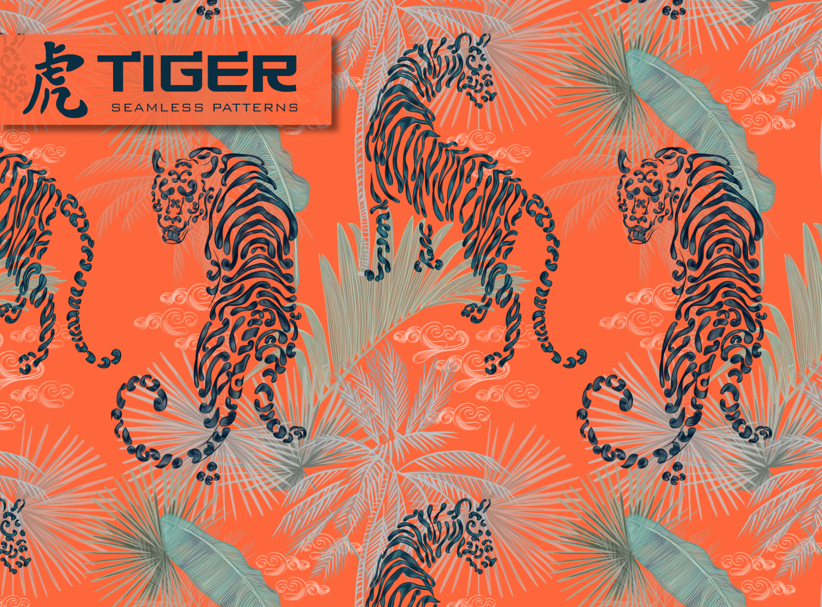 TIGER PRINTS by ANNA KOTOVA on Dribbble