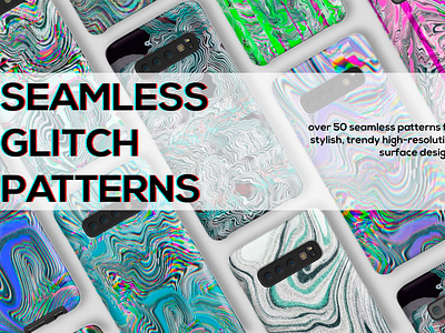 SEAMLESS GLITCH PATTERNS