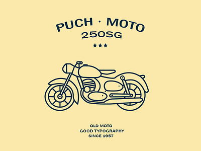 Puch Moto 250SG best typography cool moto lithuania moto logo old moto old moto logo puch logo puch moto since typography