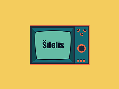 "Silelis" TV Icon flat colors flat icon flat tv lithuania silelis tv tv icon vilnius