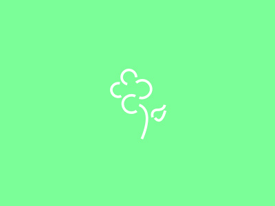 Flower/Logo design flower green lithuania logo logo design plant vilnius