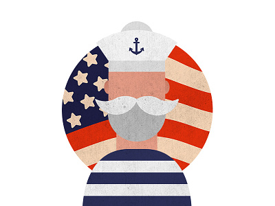 Sea captain avatar america anchor avatar captain illustrations sea shipman