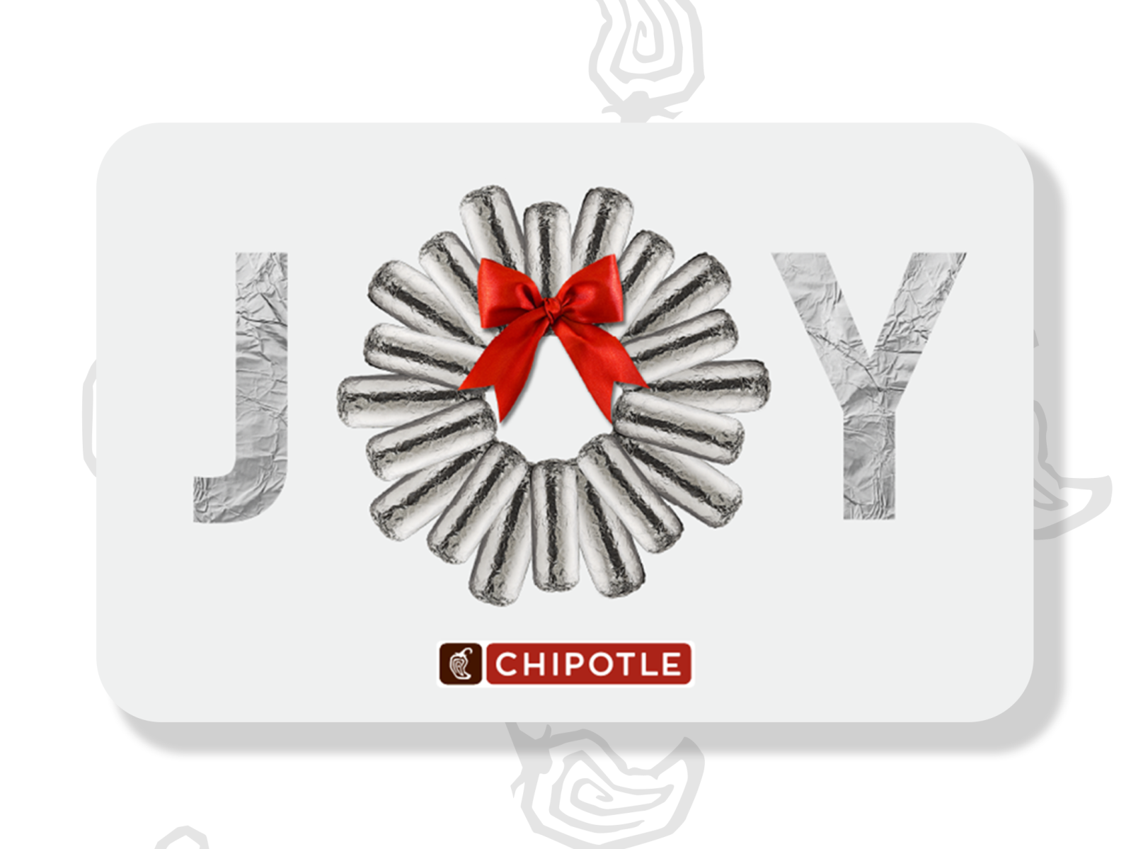 Chipotle Gift Cards — Burrito Wreath by Andrea for Hunt, Gather on Dribbble