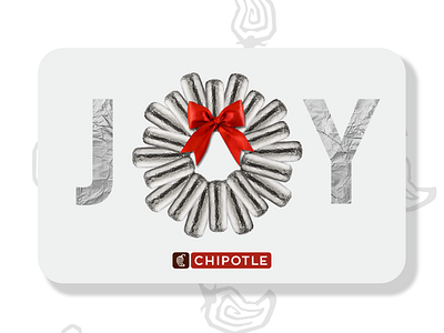 Chipotle Gift Cards — Burrito Wreath