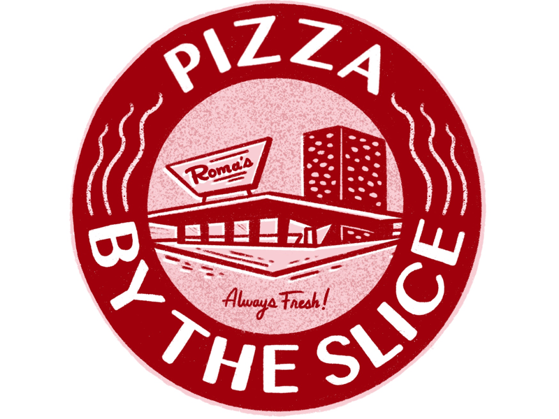 Pizza By The Slice by Rhianna Wurman on Dribbble