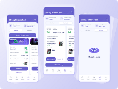 🪓Strong Holders Pool / Alium App