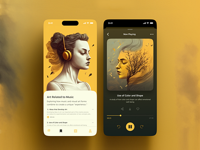 Podcast App apps concept art audio design ios ios16 mobile apps play playlist podcast ui ui apps uiux design ux