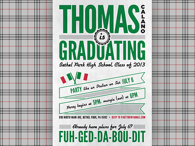 Grad Party Invite