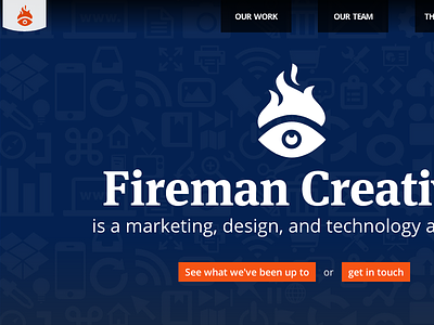 New Fireman Creative Website agency design website