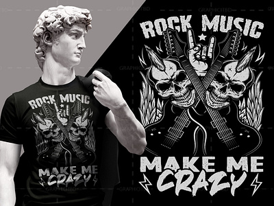 rock music t shirt design