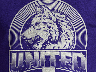 wolf logo and t-shirt design