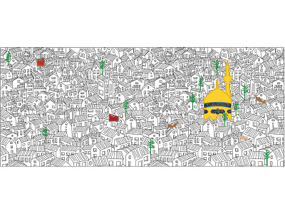 city animation collage creative design illustration illustration art illustrator iran photoshop vector