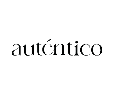 Auténtico branding design graphic design logo typography vector