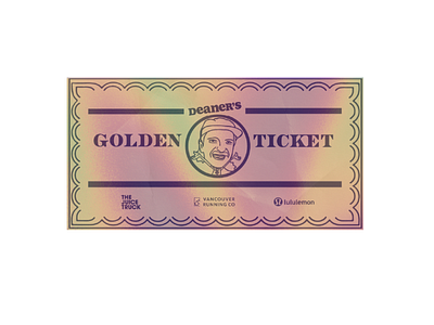 Golden Ticket design foil golden ticket graphic design icon illustration logo typography vector