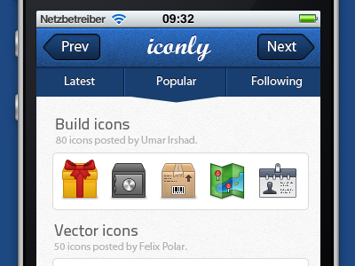 Iconlyapp app icon icons iphone iphone app
