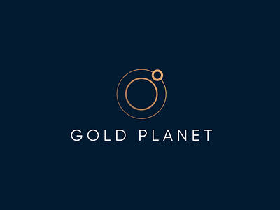 Logo design Gold Planet branding design flat icon illustration jewelry jewelry logo logo logo design logodesign logodesigner logos minimal minimal logo typography