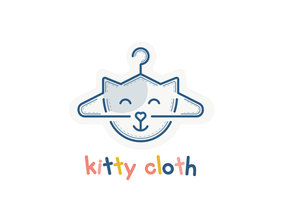 Kids logo kitty cloth cloth logo design flat icon kids logo kidslogo logo logo design logo for kids logodesign logodesigner logos minimal logo minimalistic logo