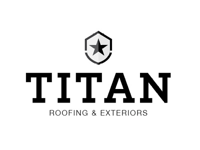 Titan Roofing & Exteriors branding construction logo non profit protect ptsd roofing titan veteran