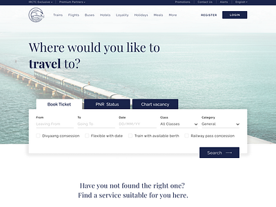 IRCTC Website Redesign