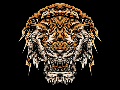 Tiger Spirits artwork design illustration tiger tshirt