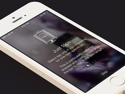 Wear Preview #1 clean fashion illustration ios7 photography product service startup walkthrough white