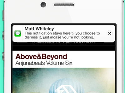 iOS5 Notification Tweak apple interface ios iphone ui ux