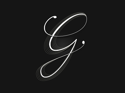 G | Lettering graphic illustration lettering type typography vector