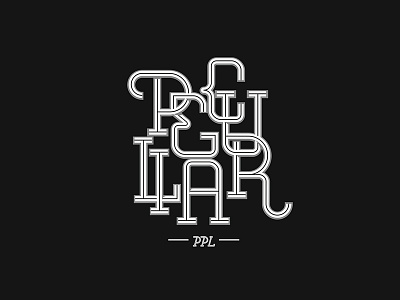 Brand Peculiar PPL | Lettering graphic illustration lettering type typography vector