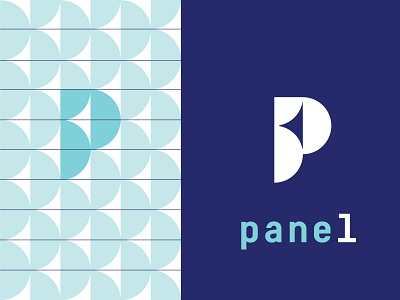 Panel 1 draft clean logo minimal panel smart symbol typography