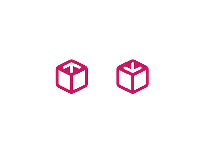 Delivery delivery dropoff icon set iconography icons minimal pickup symbol ui