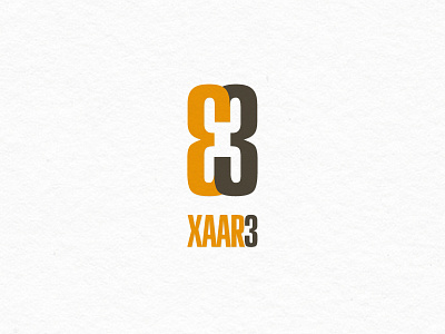 Xaar Logo clean inverse logo minimal negative xaar3