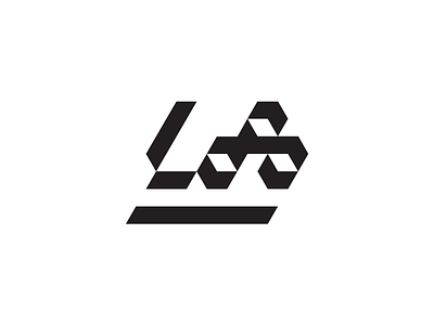 LOS clean club edges logo losclub lost minimal narrow repeat pattern straight razor symbol typography