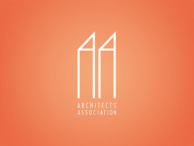 Architects' Association logo2 architecture association buildings clean lines logo minimal simple smart