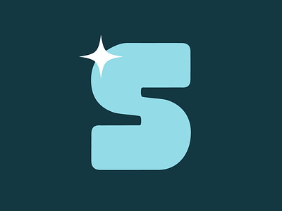 S as is Super clean customtype letter logo minimal s simple smooth super symbol typography
