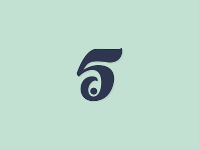 5 point 5 5point brush customdesign handlettering lettering logo logodesign smart