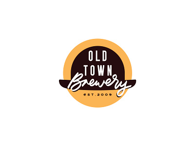 Old Town Brewery beer branding brewery brewery branding brewery logo hat lettering logo logodesign logotype oltownbrewery typography