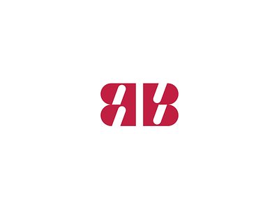 AB clean logo logodesign logotype minimal simple smart smooth symbol typography