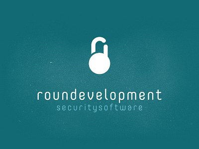 Roundevelopment Logo prefinal keylocker lock logo minimal round security software