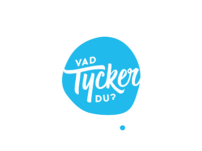 Vad tycker du? What do you think? brain cloud custom lettering logo logodesign minimal simple smart think