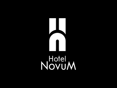 Novum clean hotel hotellogo logo minimal novum onecolor smart smooth