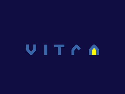 Vitra House clean house logo lowcase minimal smooth typography vitra vitradesignmuseum