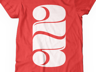 TwentyThree TypoTee retro tee tshirt typography