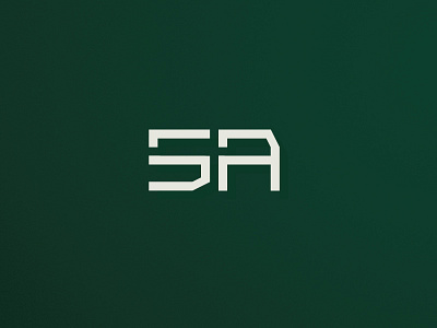 5A 5a lines logo logomark logotype mark minimal sharp straight symbol