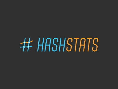 Hashstats Logo revised hash hashtag logo statistics twitter