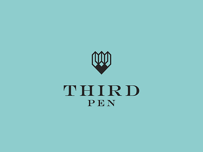 Third Pen elegant logo logodraft pen serif thirdpen